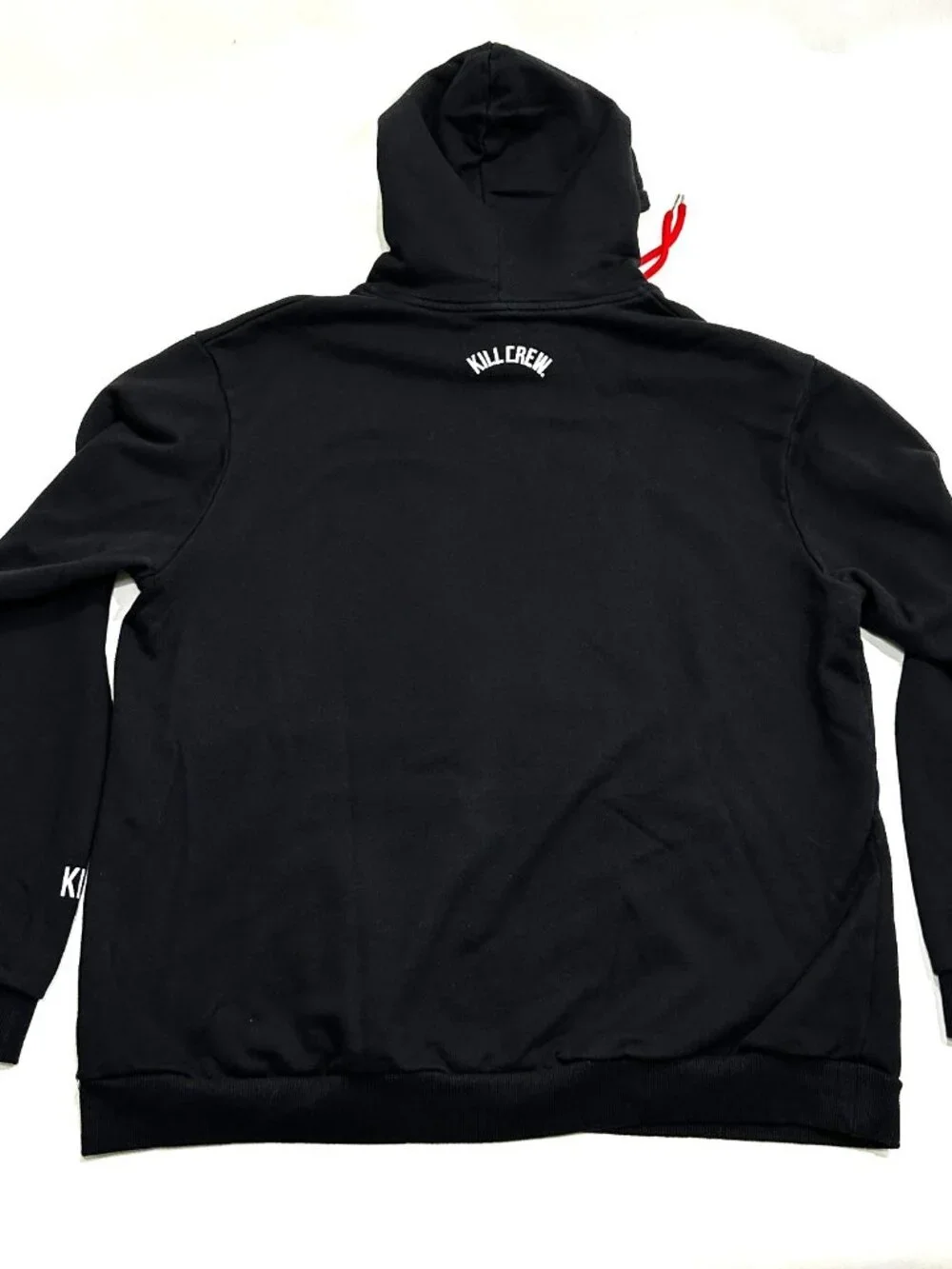 Kill Crew Hoodie Mens 2XL Black Pullover Sweatshirt Graphic Logo Streetwear - Picture 15 of 16